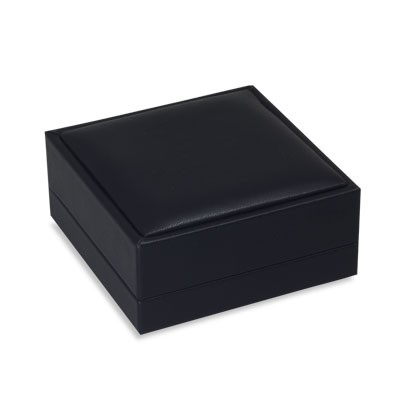 Edle schwarze Schmuckbox für Silber-, Gold- und Edelstahlschmuck
