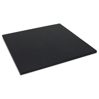 Bodenplatte in schwarzer Farbe als Dekorationselement zu verwenden