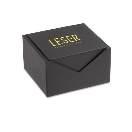 Uhrenverpackung aus schwarzem Karton als elegante Geschenkbox für Metallbanduhren