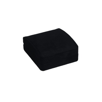 Schwarze elegante Schmuckverpackung mit Einlage für Schmuckanhänger, Armreifen